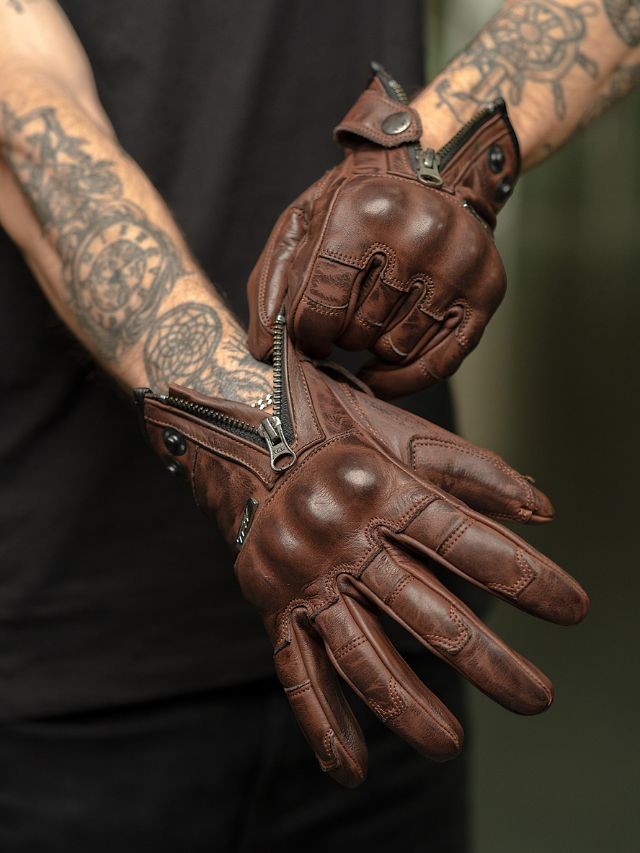 guantes de motocicleta