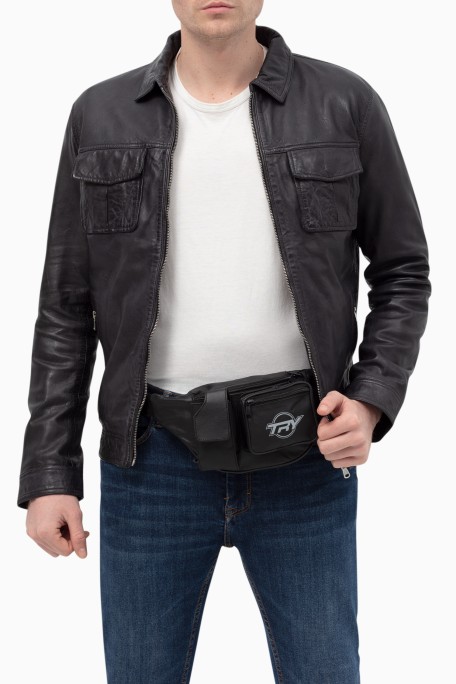 Bolsa de cintura motard