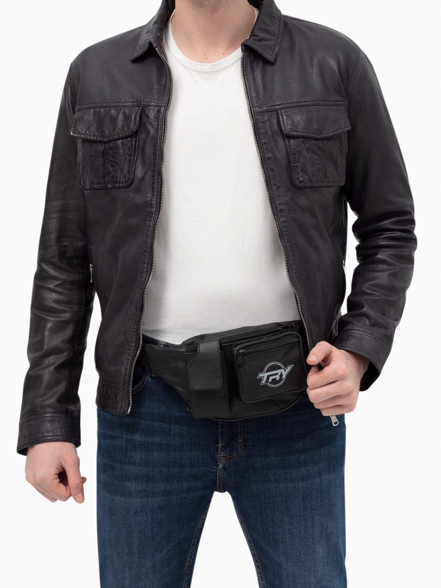 Bolsa de cintura motard