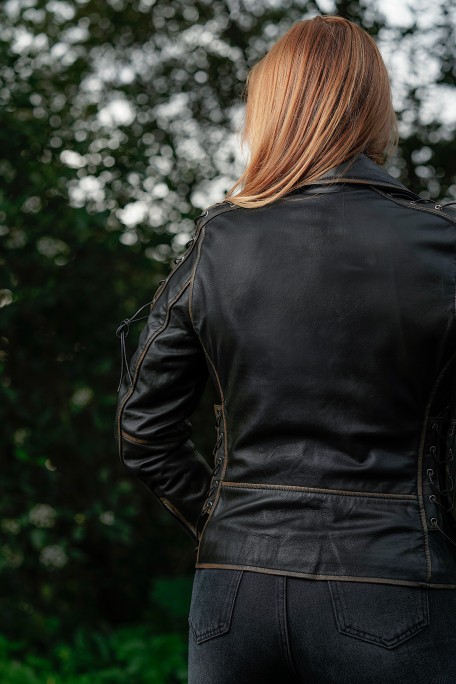 Blusão em pele Rider