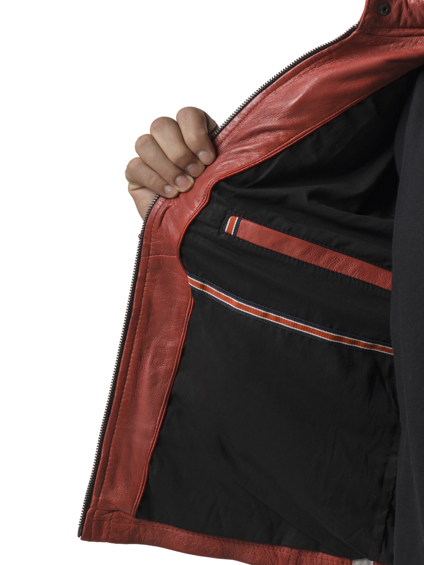 Blusão em pele Sport