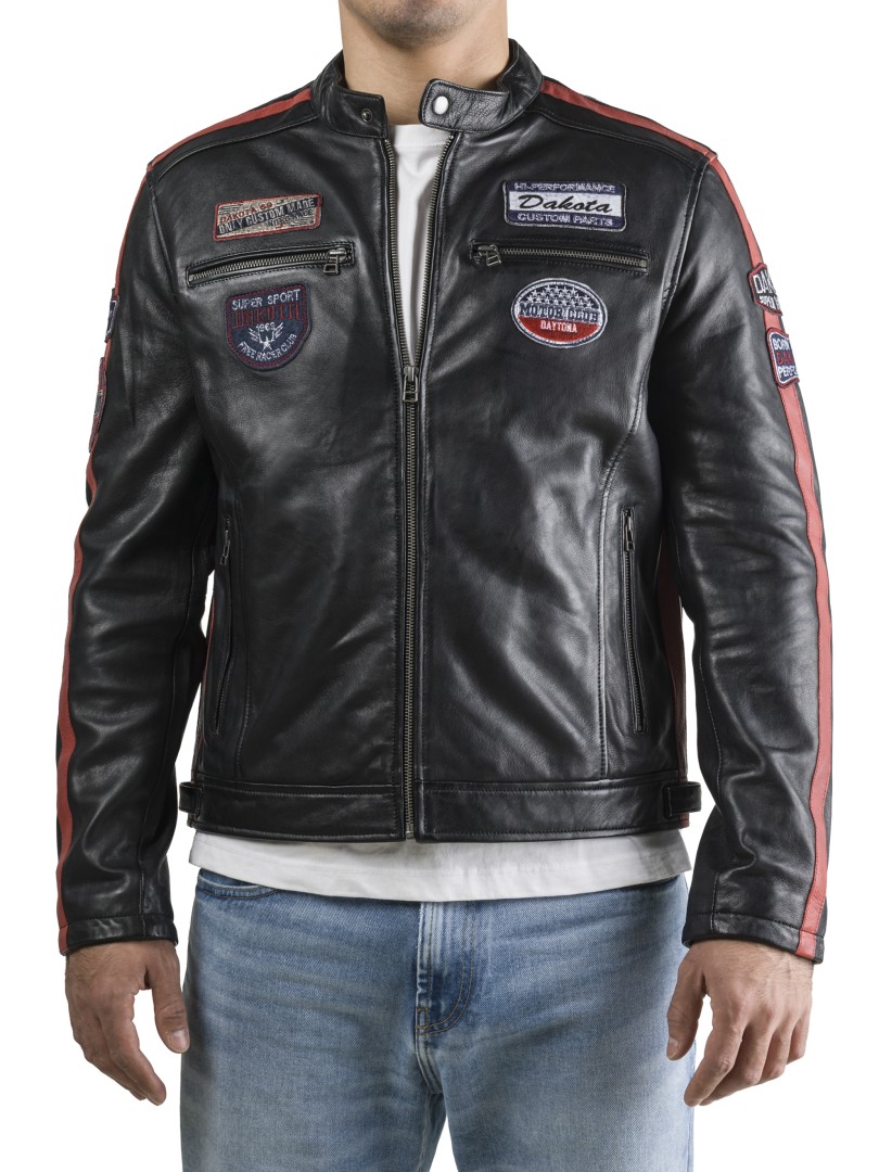 Bluso em pele Racing