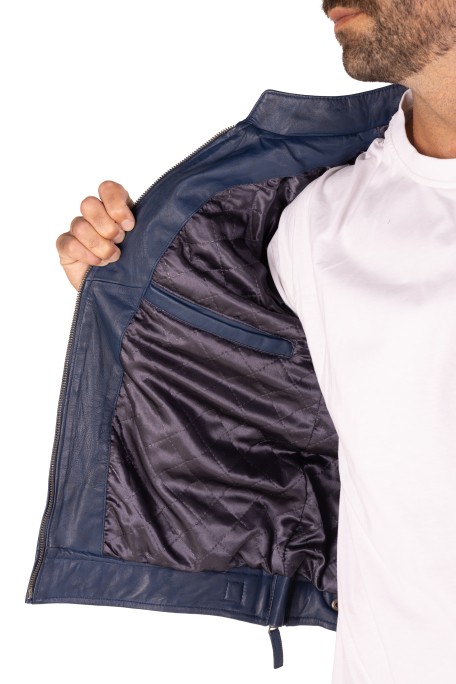 Blusão pele Racer Hood