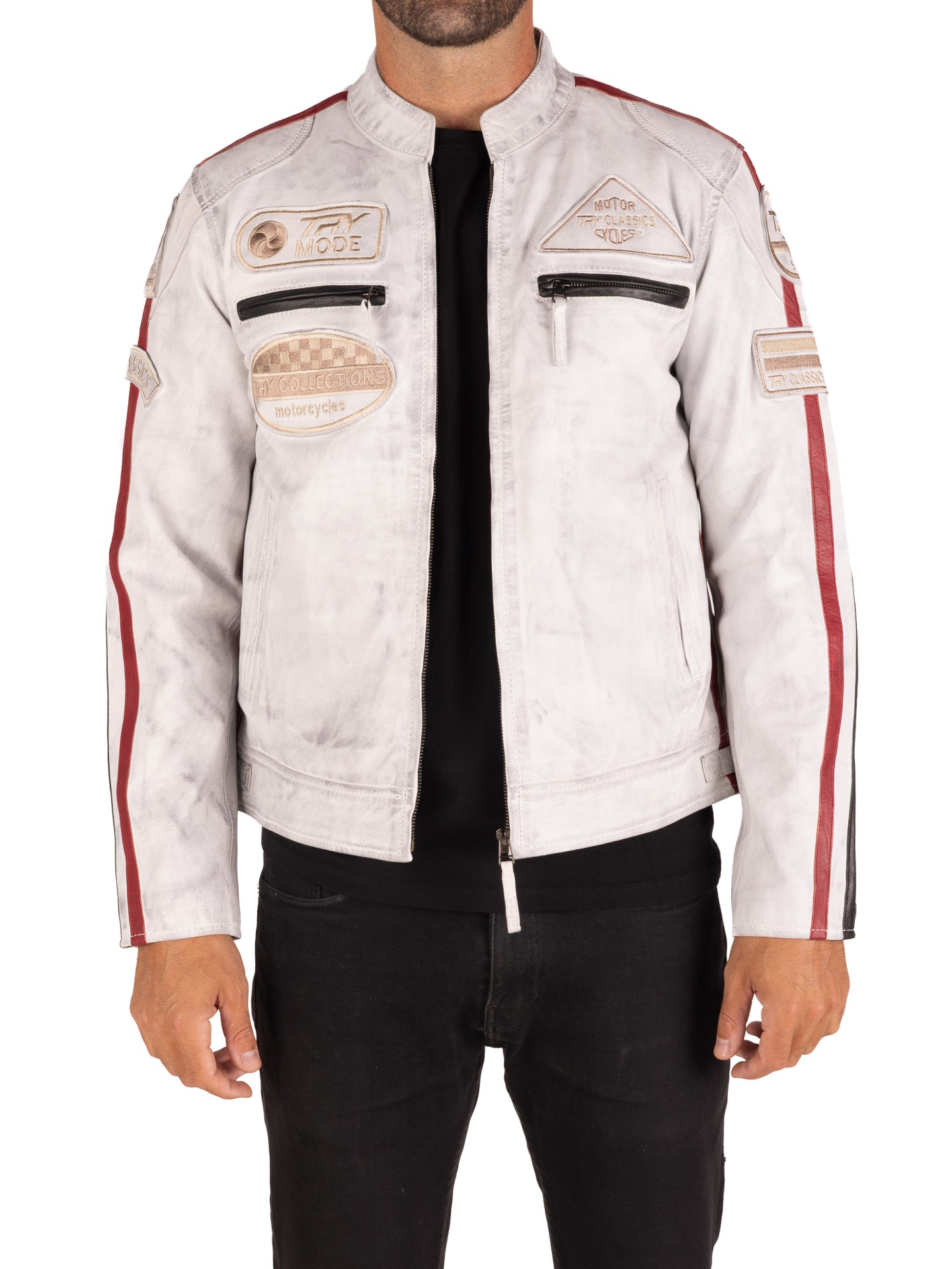 Blusão pele Racer Classic