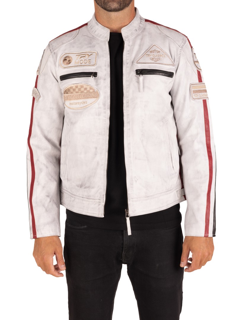 Blusão pele Racer Classic