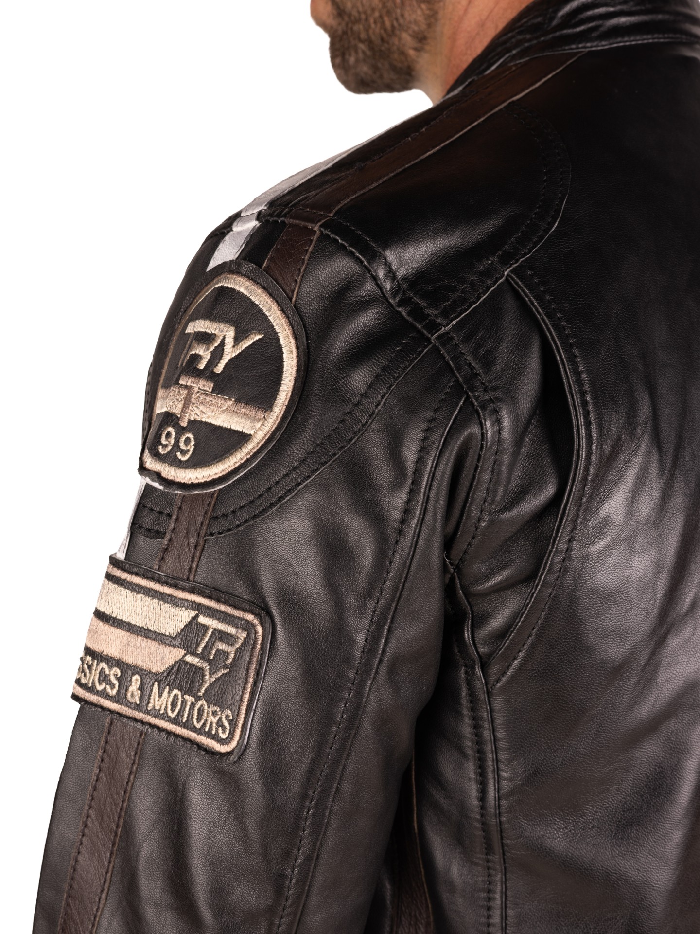 Blusão pele Racer Classic