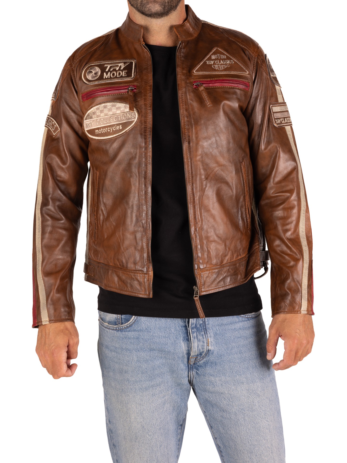 Blusão pele Racer Classic