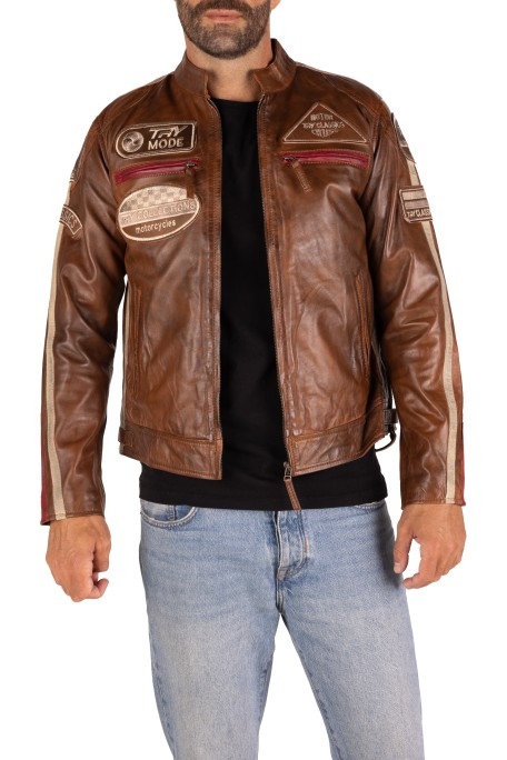 Blusão pele Racer Classic