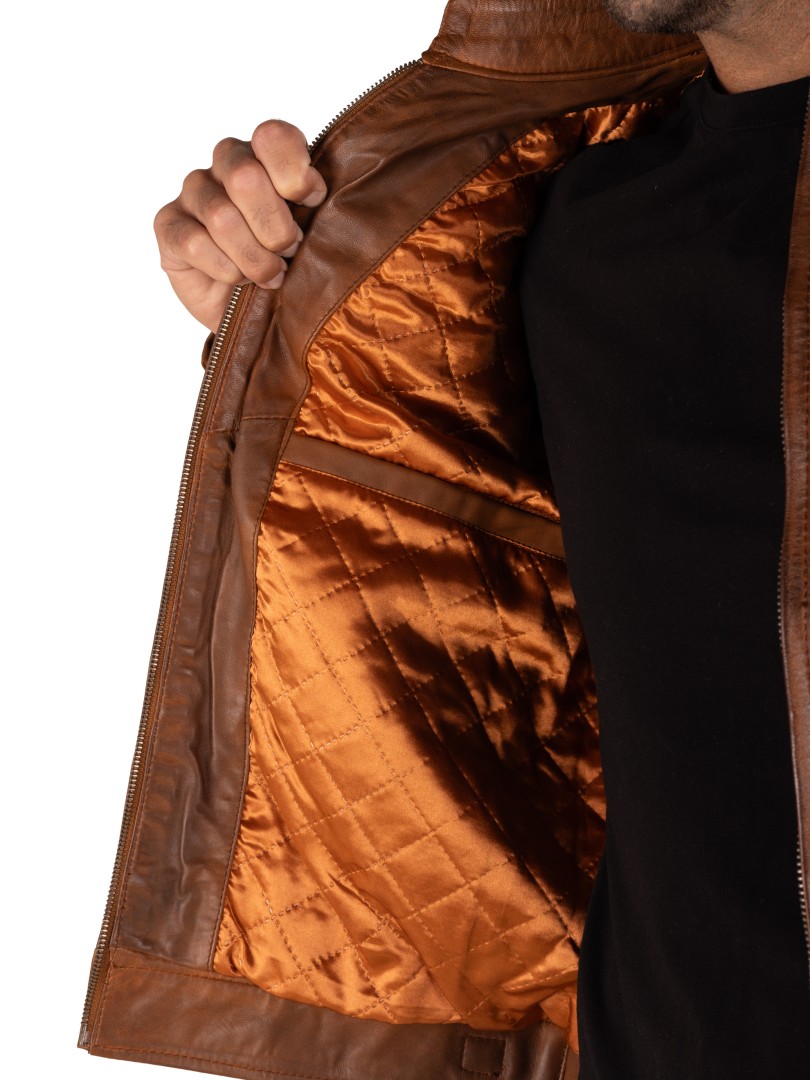 Blusão pele Racer Classic