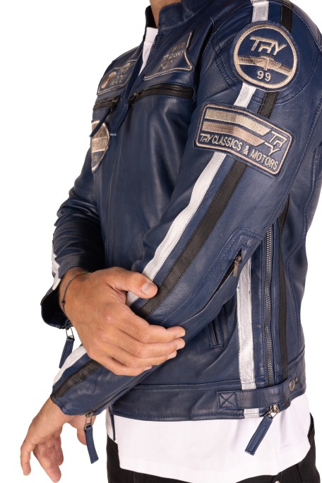 Blusão pele Racer Classic