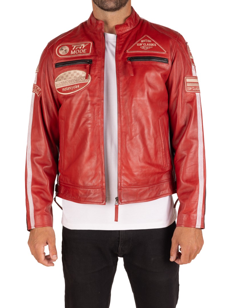 Blusão pele Racer Classic