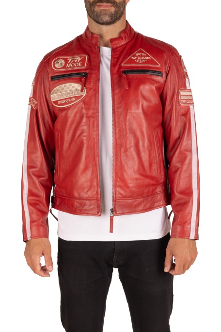 Blusão pele Racer Classic