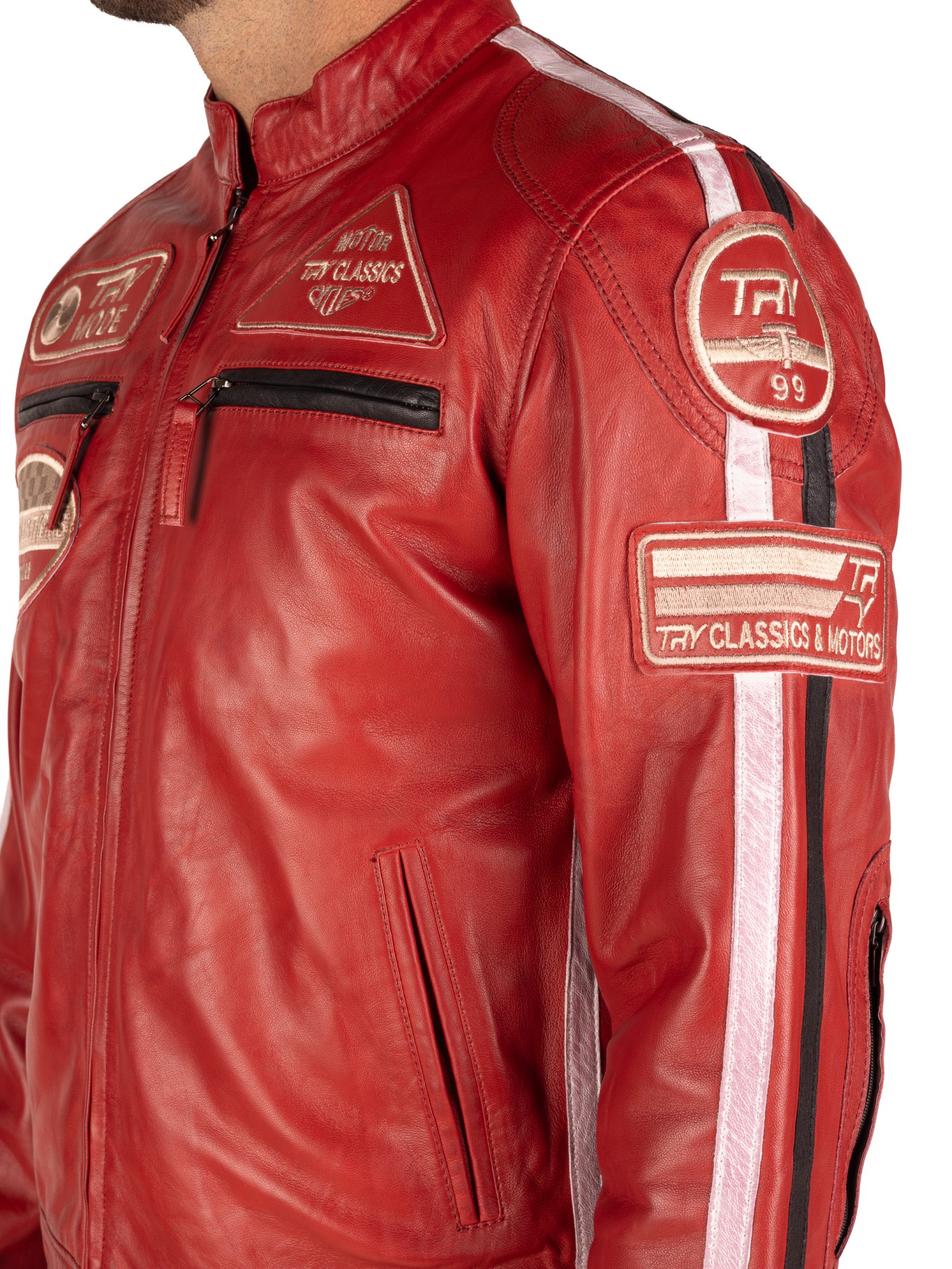 Blusão pele Racer Classic