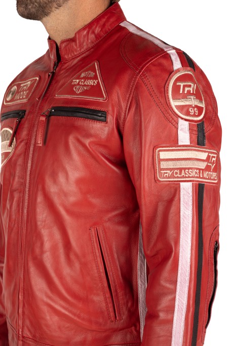 Blusão pele Racer Classic