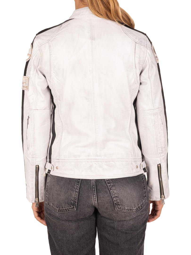 Bluso em pele Racer Lady