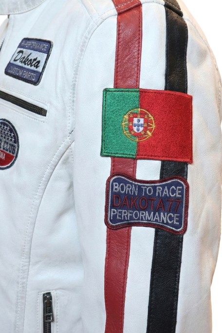 Blusão em pele Maverick