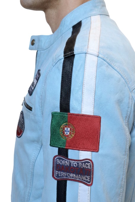 Blusão em pele Maverick