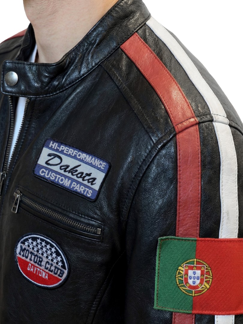 Blusão em pele Maverick