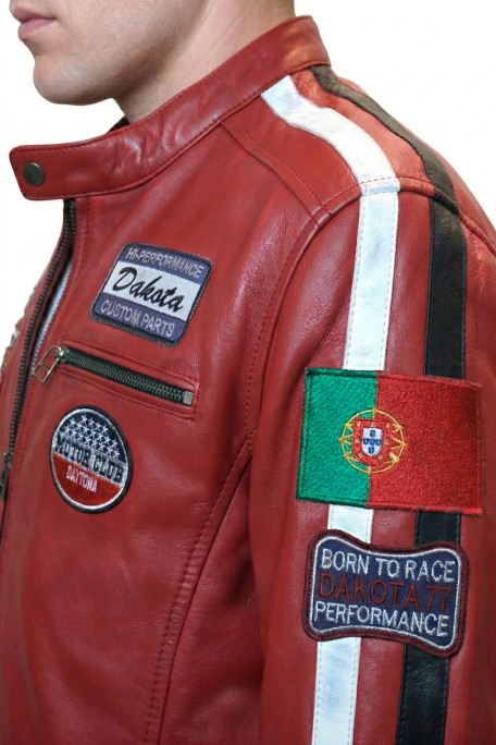 Blusão em pele Maverick