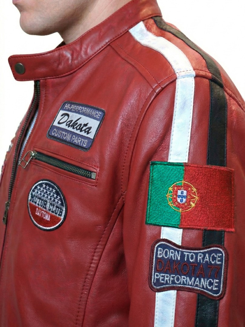 Blusão em pele Maverick