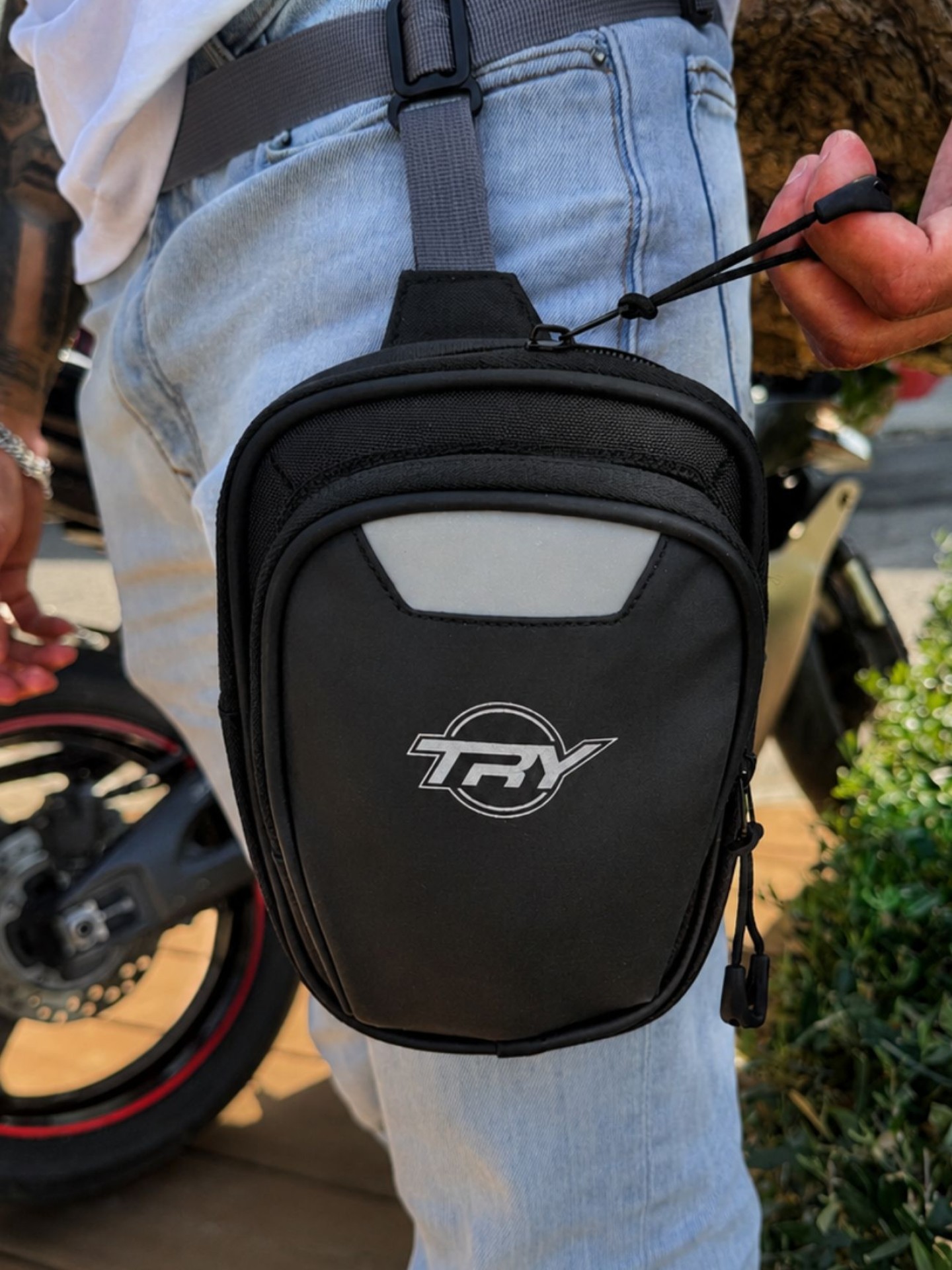 Bolsa de Perna motard